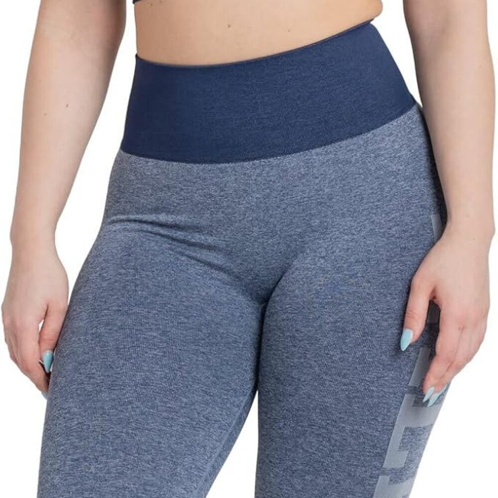 Brand New! Yale Leggings Medium Blue High Waisted Leggings Size L